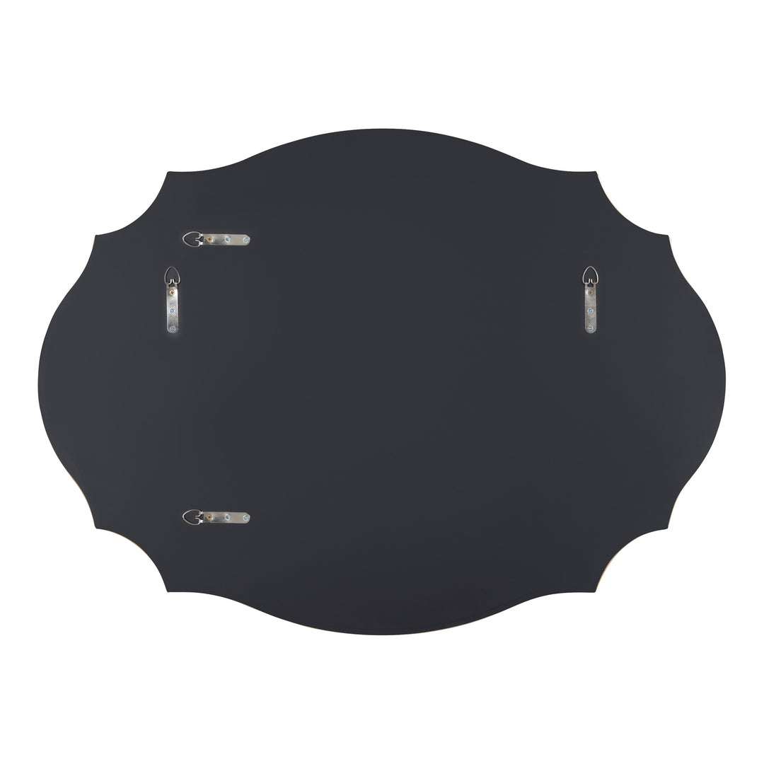 Leanna Scalloped Oval Wall Mirror
