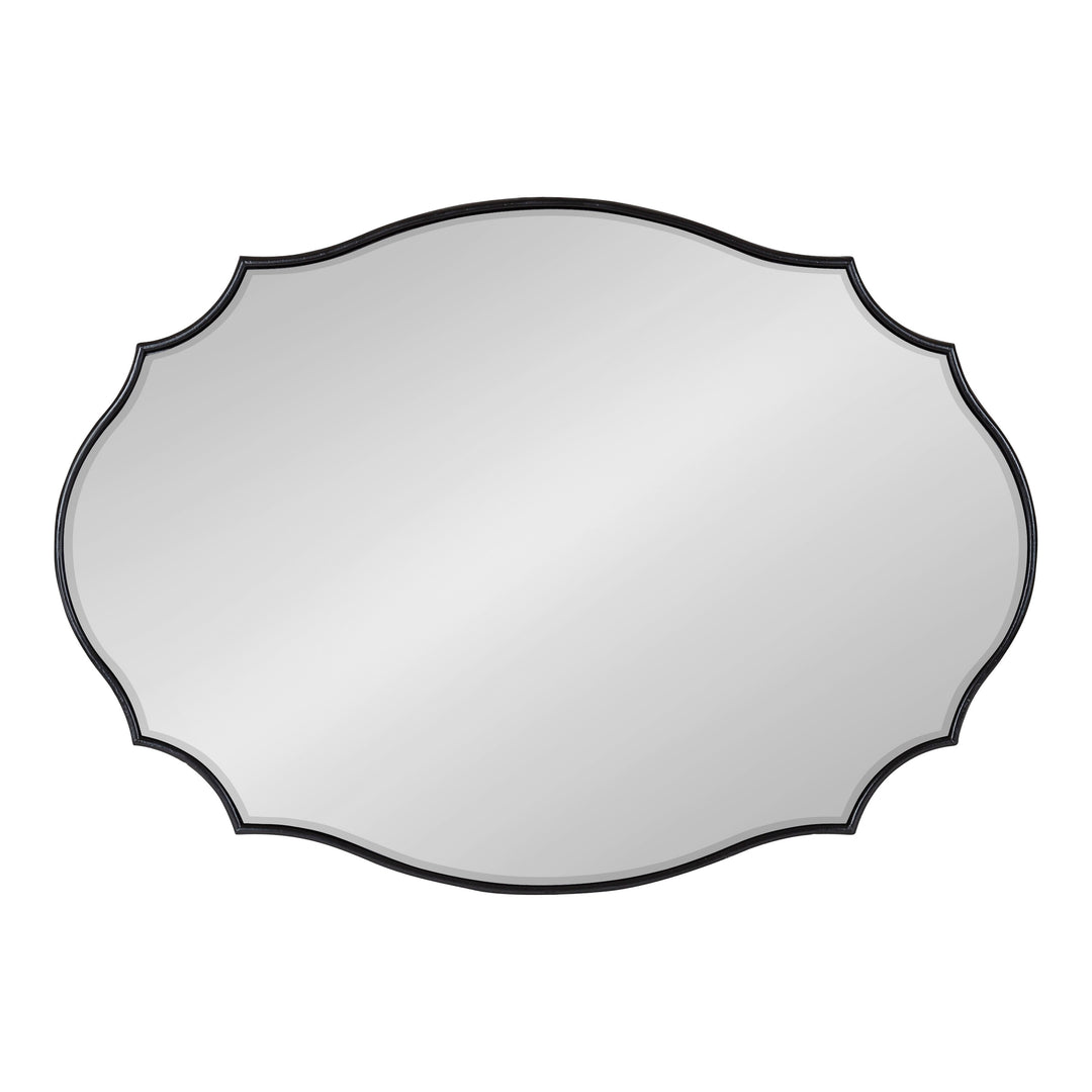Leanna Scalloped Oval Wall Mirror