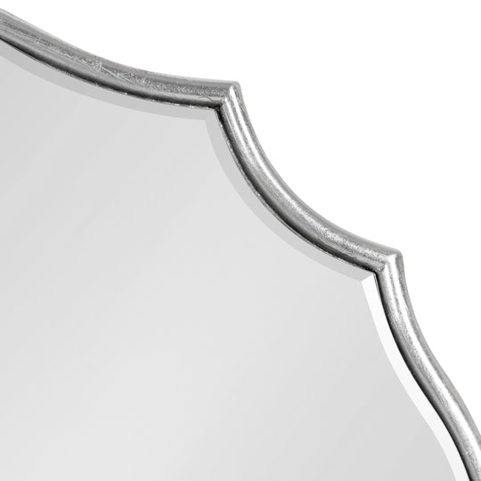 Leanna Scalloped Oval Wall Mirror
