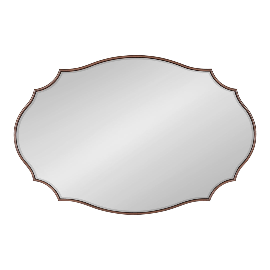 Leanna Scalloped Oval Wall Mirror