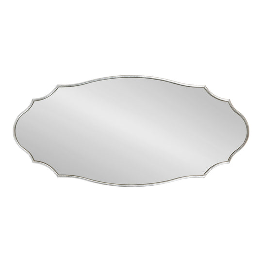 Leanna Scalloped Oval Wall Mirror