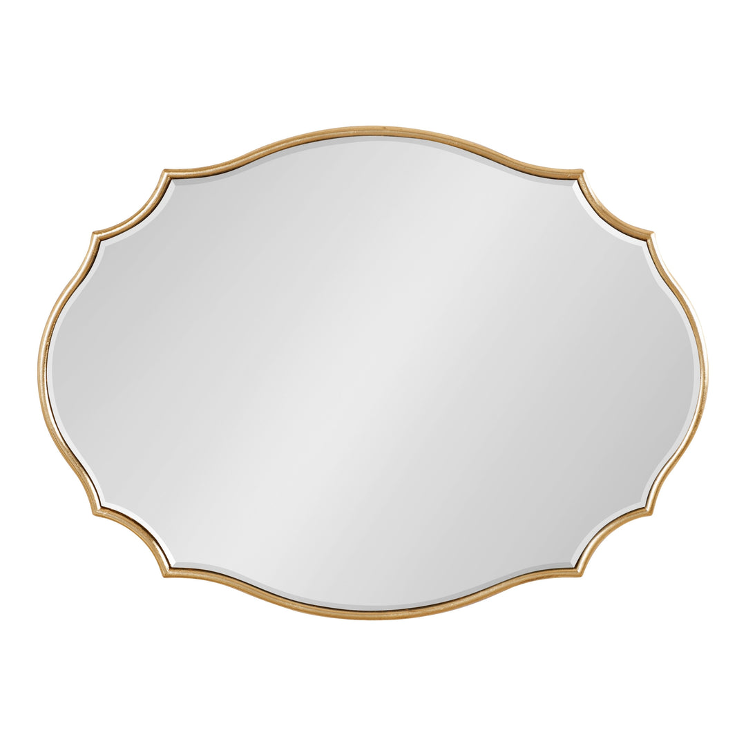 Leanna Scalloped Oval Wall Mirror