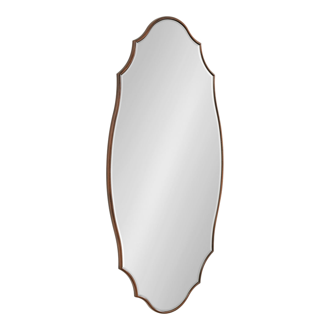 Leanna Scalloped Oval Wall Mirror
