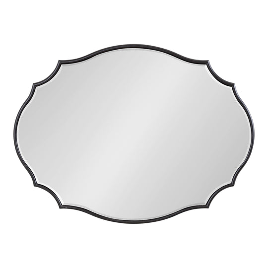Leanna Scalloped Oval Wall Mirror
