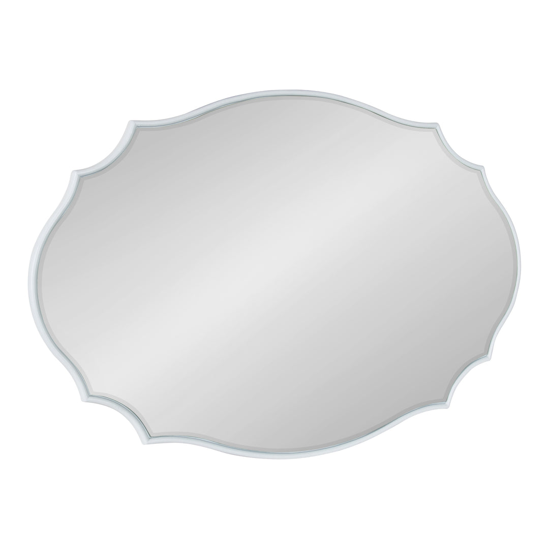 Leanna Scalloped Oval Wall Mirror