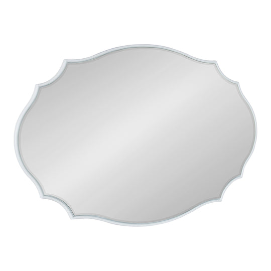 Leanna Scalloped Oval Wall Mirror