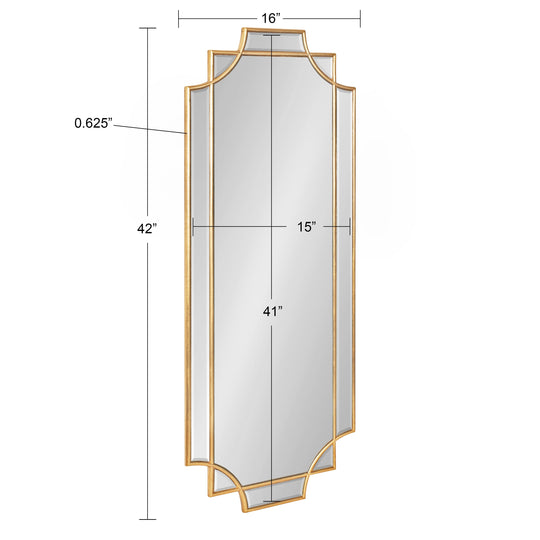 Minuette Traditional Decorative Framed Wall Mirror