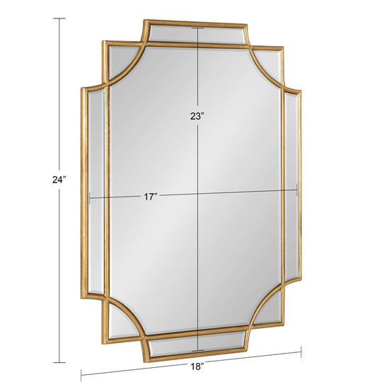Minuette Traditional Decorative Framed Wall Mirror