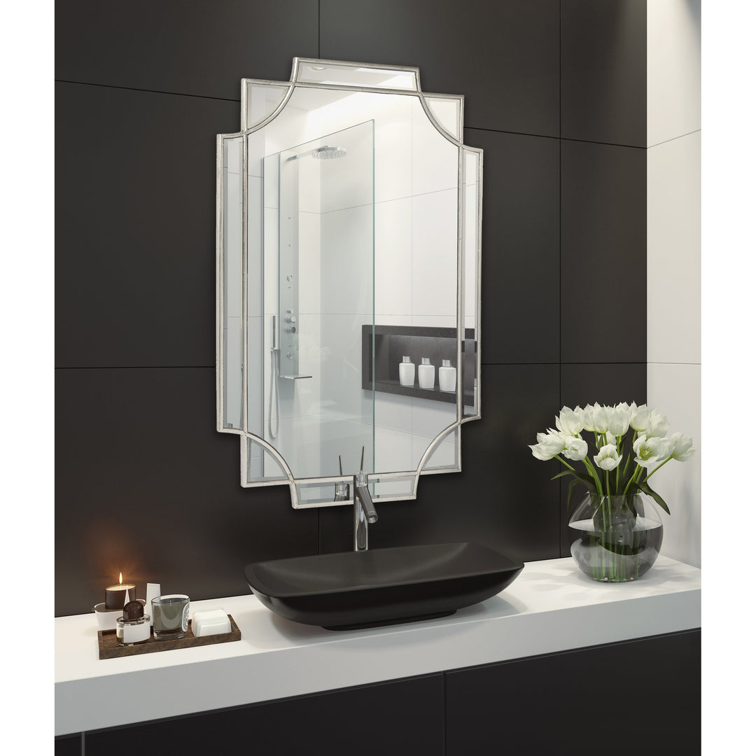 Minuette Traditional Decorative Framed Wall Mirror