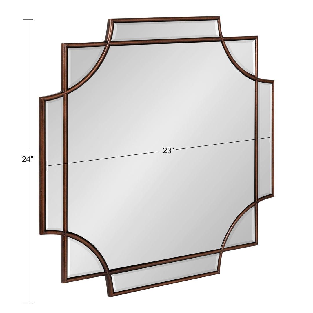 Minuette Traditional Decorative Framed Wall Mirror