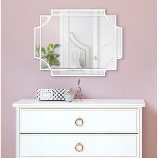 Minuette Traditional Decorative Framed Wall Mirror
