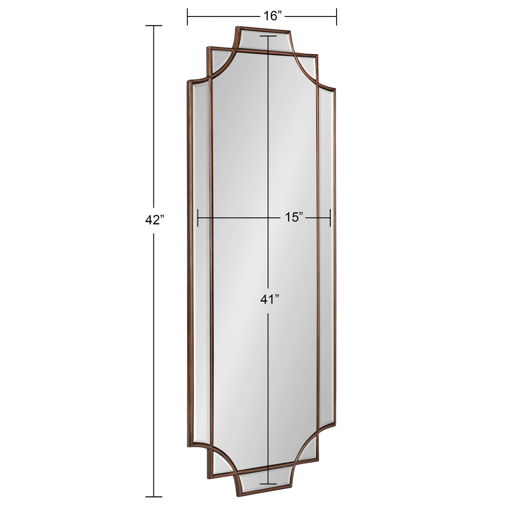Minuette Traditional Decorative Framed Wall Mirror