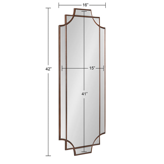Minuette Traditional Decorative Framed Wall Mirror