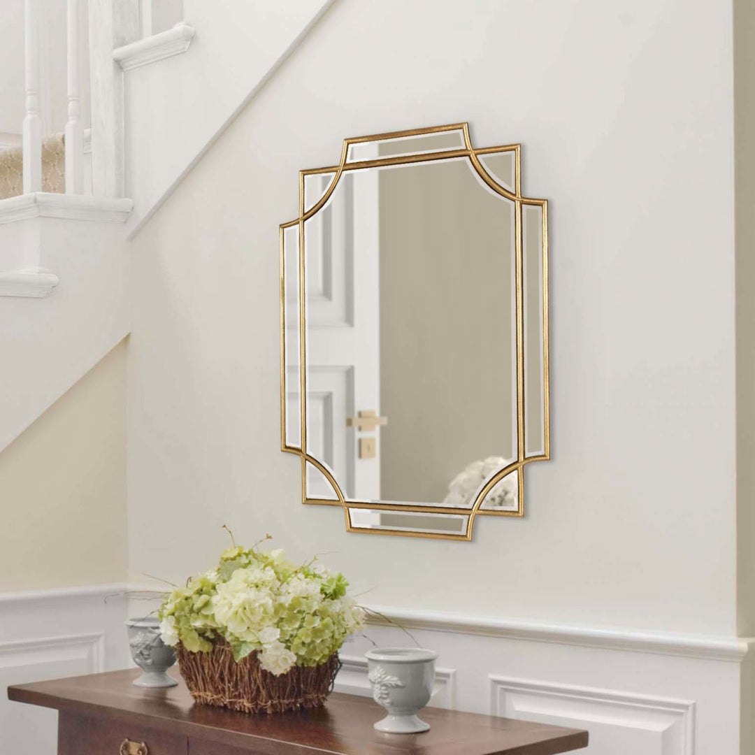 Minuette Traditional Decorative Framed Wall Mirror