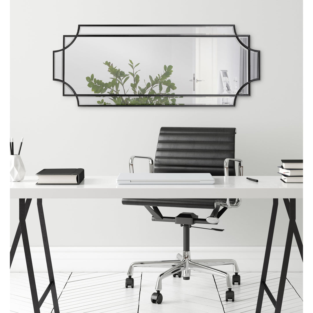 Minuette Traditional Decorative Framed Wall Mirror