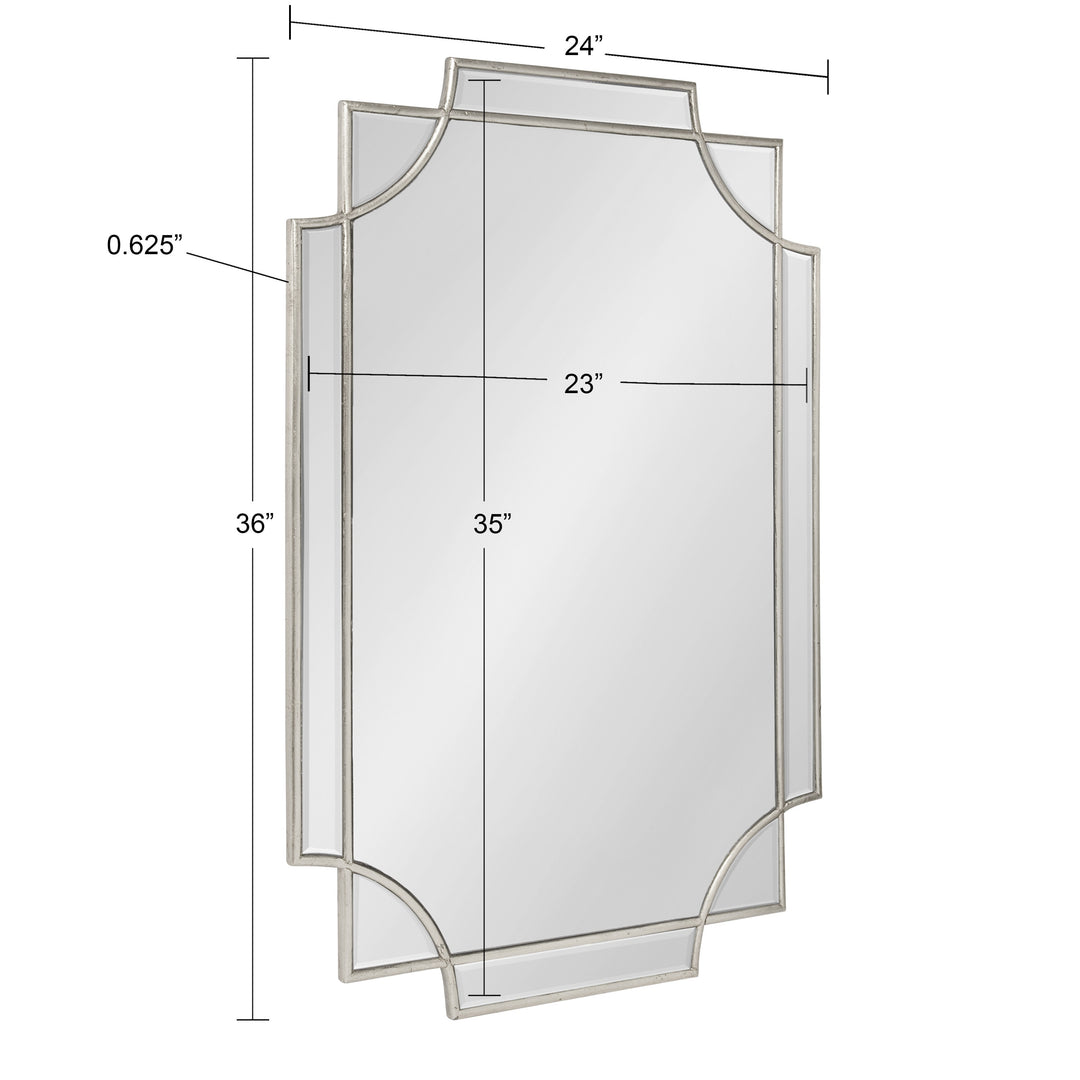 Minuette Traditional Decorative Framed Wall Mirror
