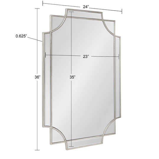 Minuette Traditional Decorative Framed Wall Mirror