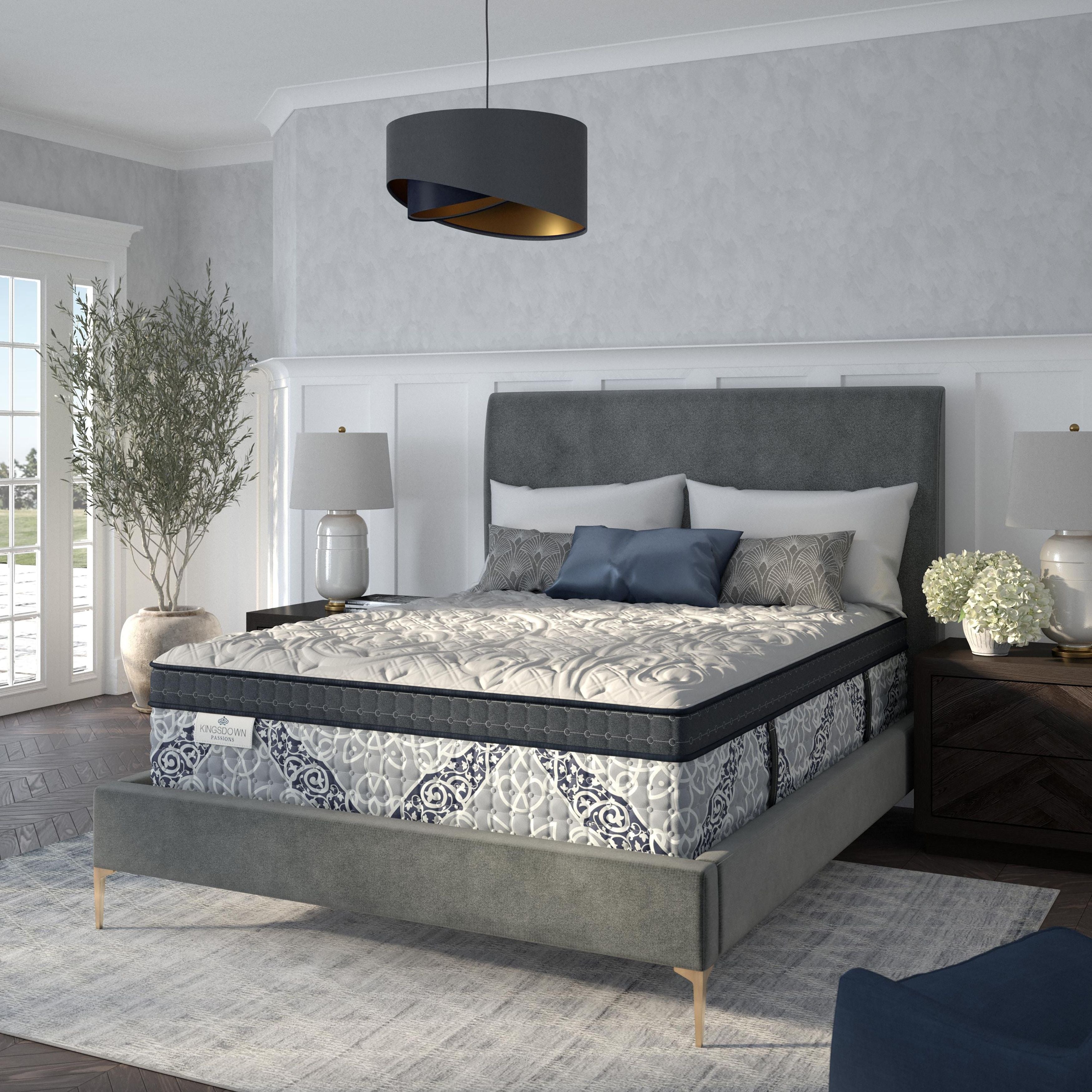 Passions Kelbrooke Euro Pillowtop 16 Inch Hybrid Mattress