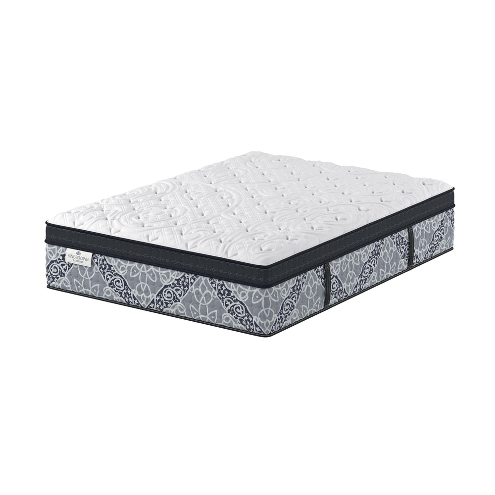 Passions Kelbrooke Plush Euro Pillowtop 16 Inch Hybrid Mattress with Foundation Included