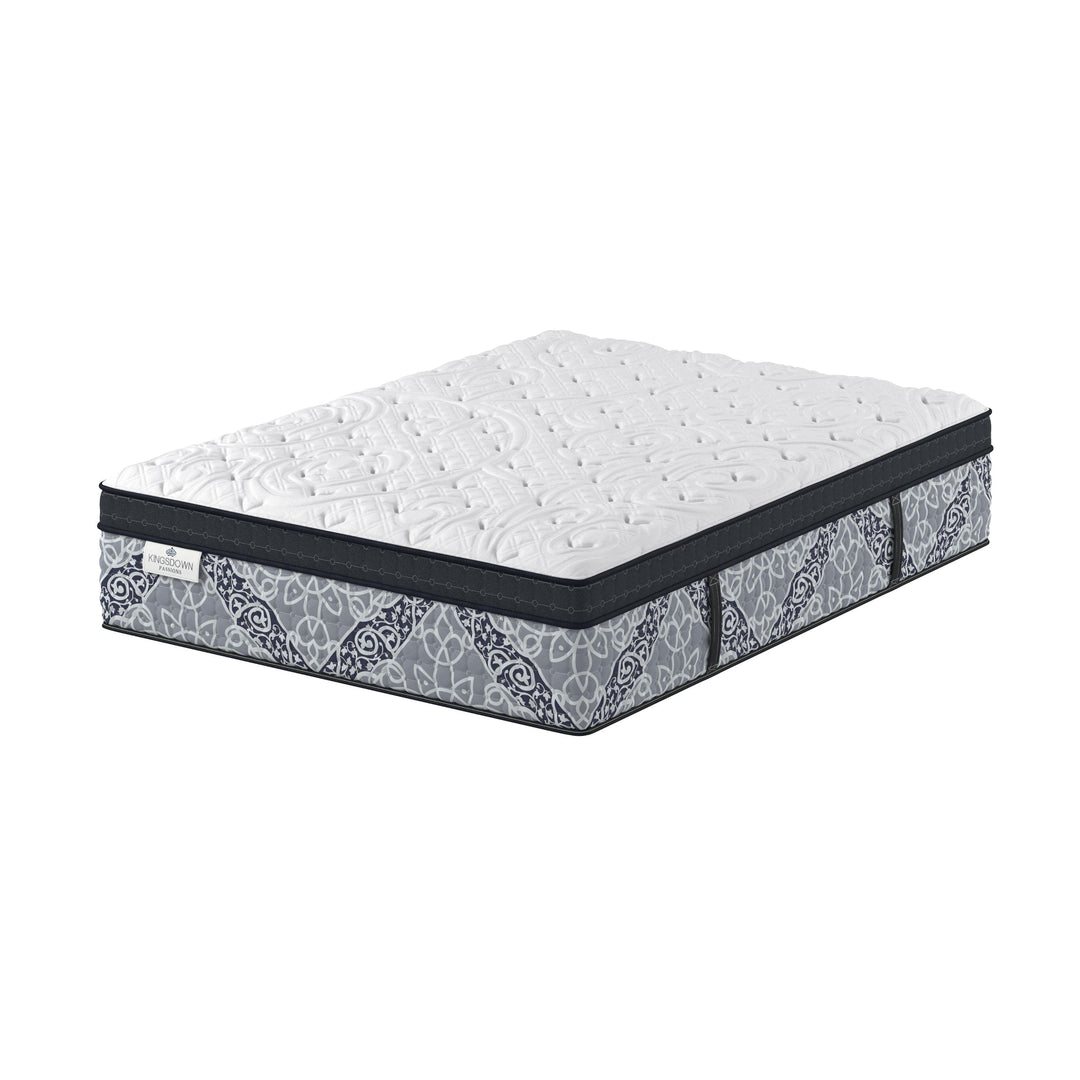 Passions Kelbrooke Plush Euro Pillowtop 16 Inch Hybrid Mattress with Foundation Included