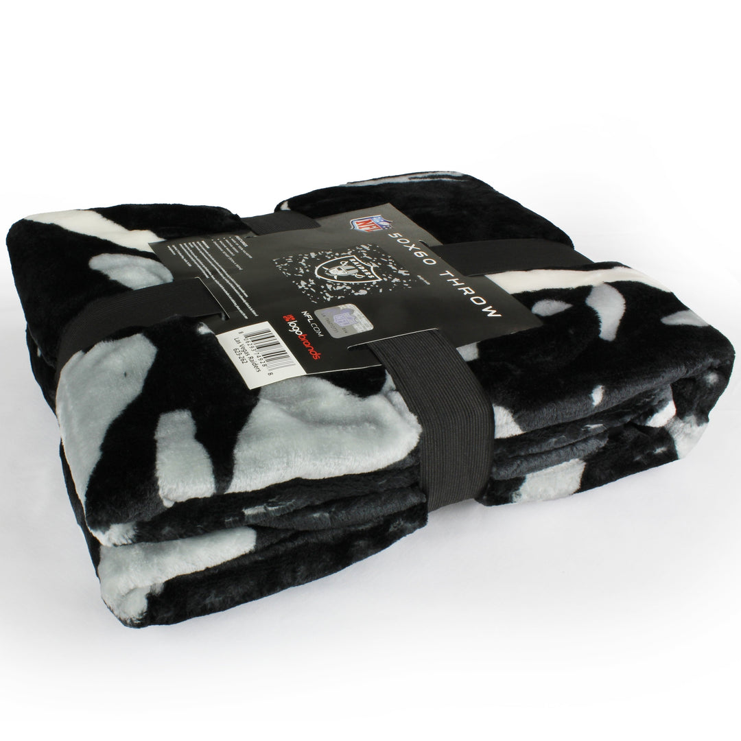 Las Vegas Raiders 50 X 60 Throw Blanket