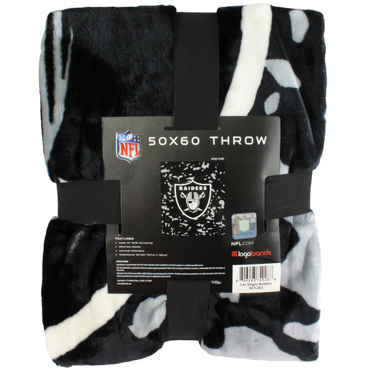 Las Vegas Raiders 50 X 60 Throw Blanket