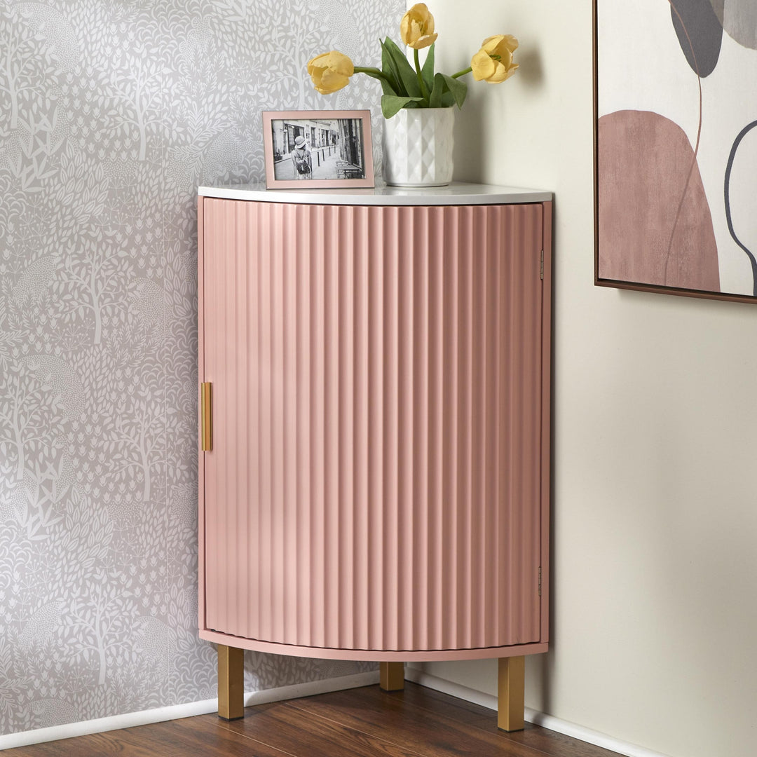 Dorion Corner Channel Front Cabinet