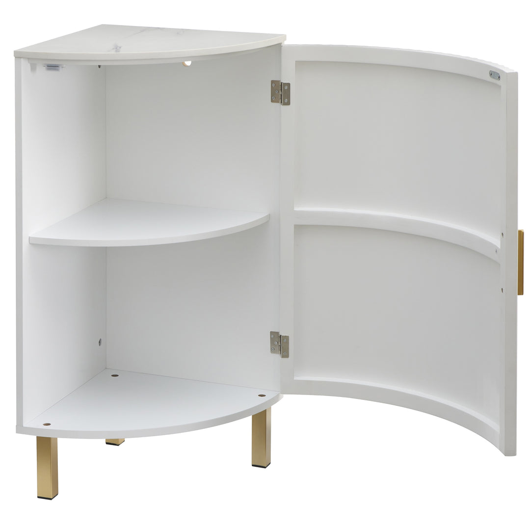 Dorion Corner Channel Front Cabinet