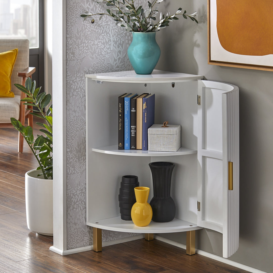 Dorion Corner Channel Front Cabinet