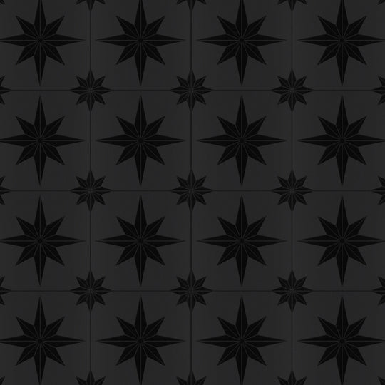 Stella Lustre Midnight 9-3/4" X 9-3/4" Porcelain Wall Tile