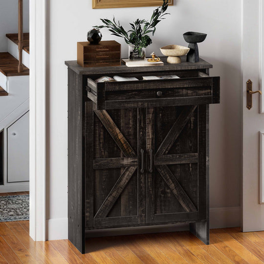 Shoe Storage Cabinet with Drawers Entryway Shoe Storage