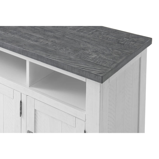 Nantucket 65-Inch Wide Solid Wood TV Stand with Storage