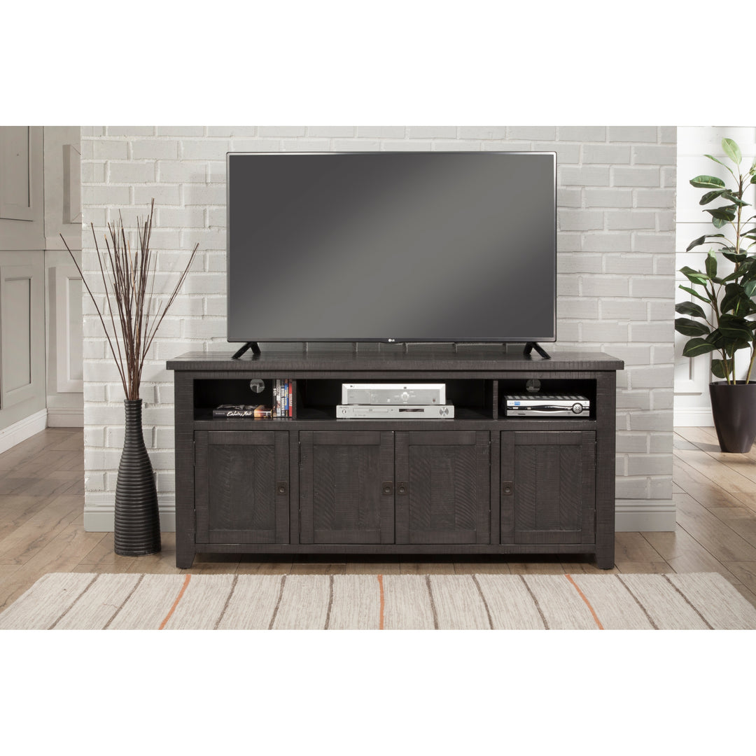 Nantucket 65-Inch Wide Solid Wood TV Stand with Storage