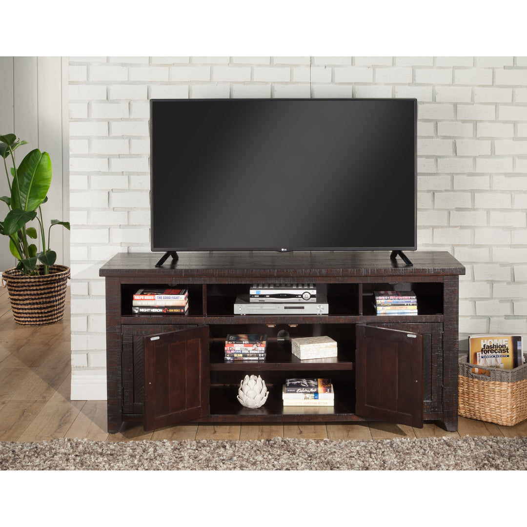 Nantucket 65-Inch Wide Solid Wood TV Stand with Storage