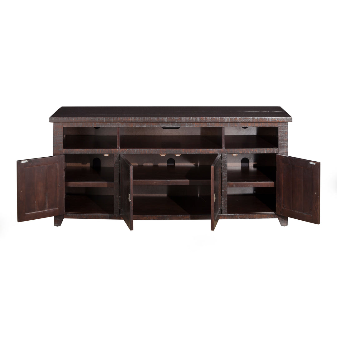 Nantucket 65-Inch Wide Solid Wood TV Stand with Storage
