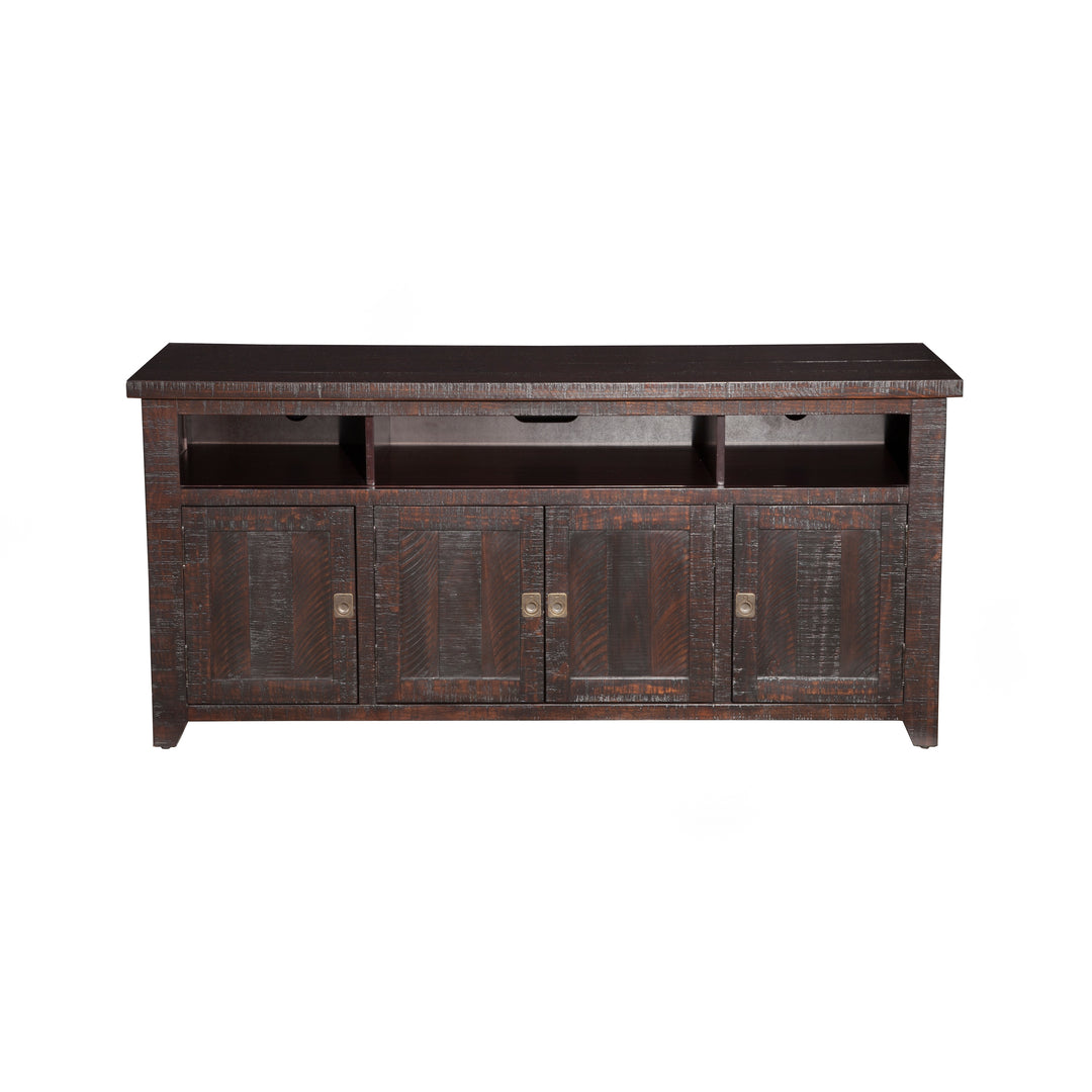 Nantucket 65-Inch Wide Solid Wood TV Stand with Storage