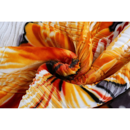 Empyrean Velvet 2 Ply Heavy Reversible Printed Raschel Blanket