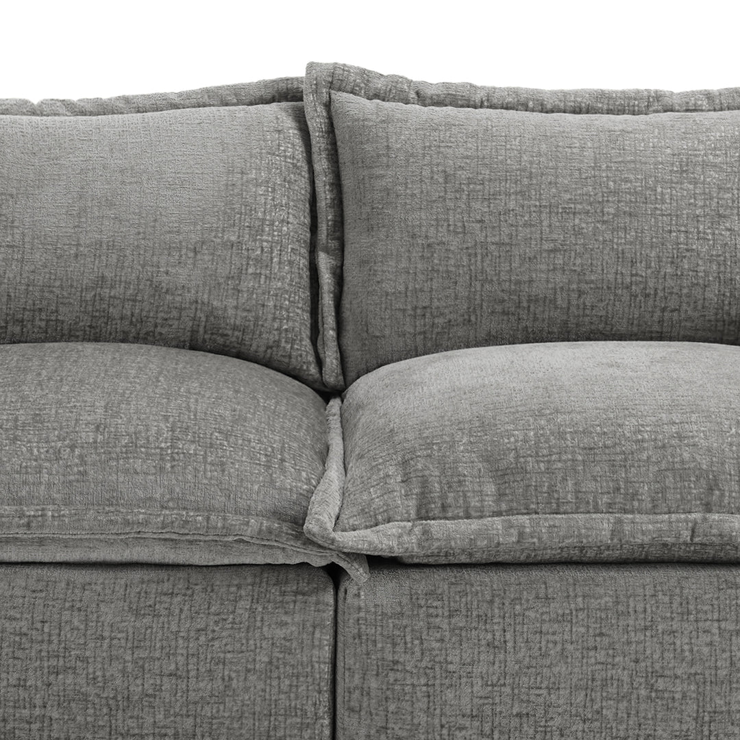 No Assembly Chenille Modular Sectional Sofa Comfy Cloud Couch