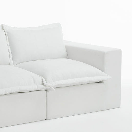 No Assembly Chenille Modular Sectional Sofa Comfy Cloud Couch