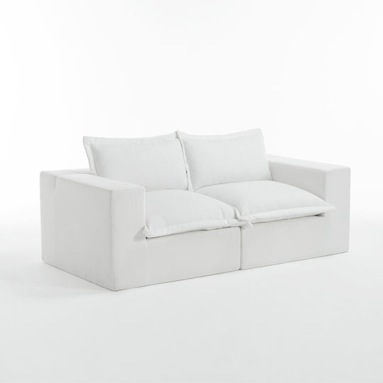 No Assembly Chenille Modular Sectional Sofa Comfy Cloud Couch