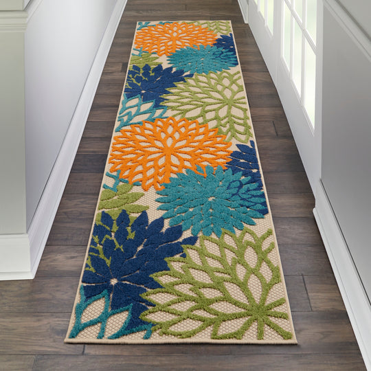 Aloha Floral Modern, Indoor/Outdoor Area Rug