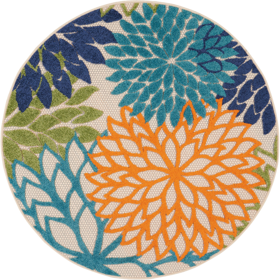 Aloha Floral Modern, Indoor/Outdoor Area Rug