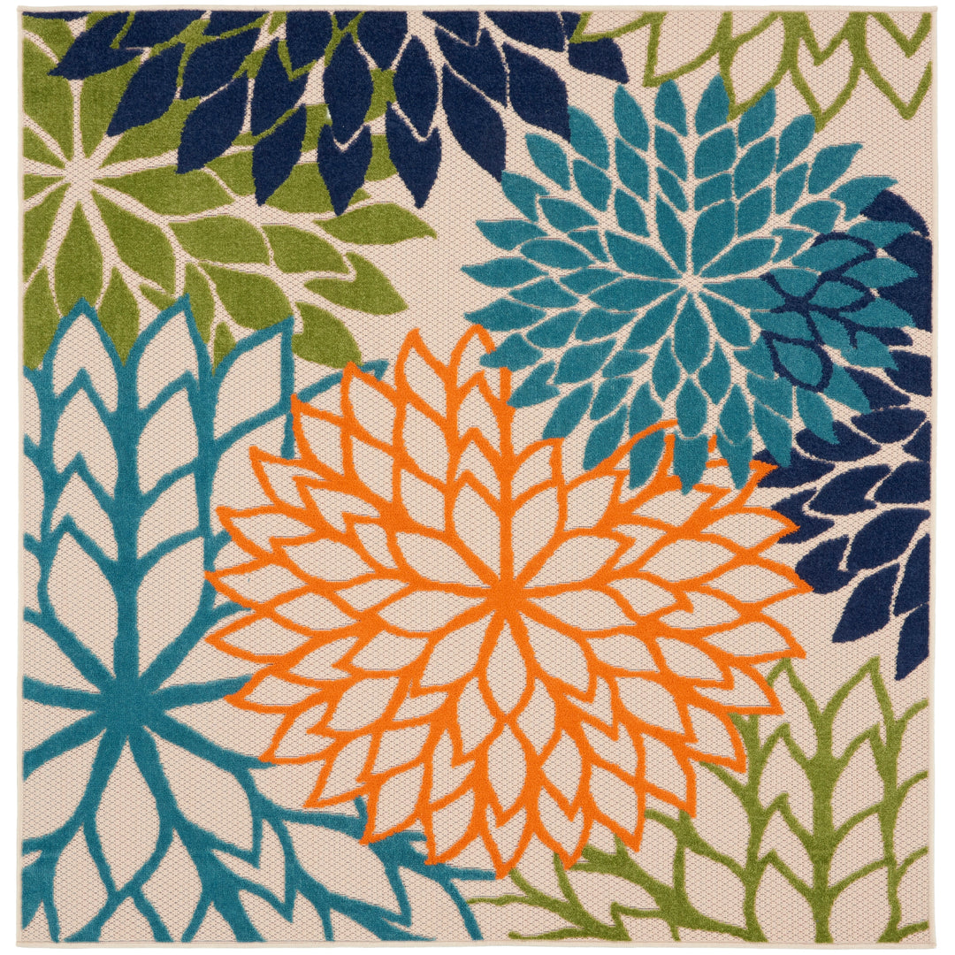 Aloha Floral Modern, Indoor/Outdoor Area Rug
