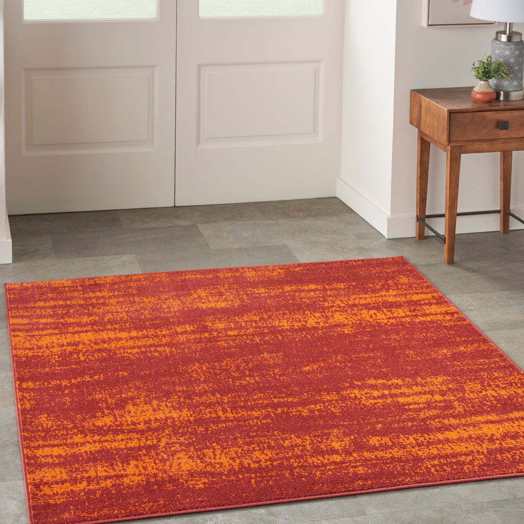 Essentials Solid Indoor/Outdoor Area Rug