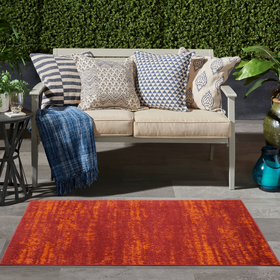 Essentials Solid Indoor/Outdoor Area Rug