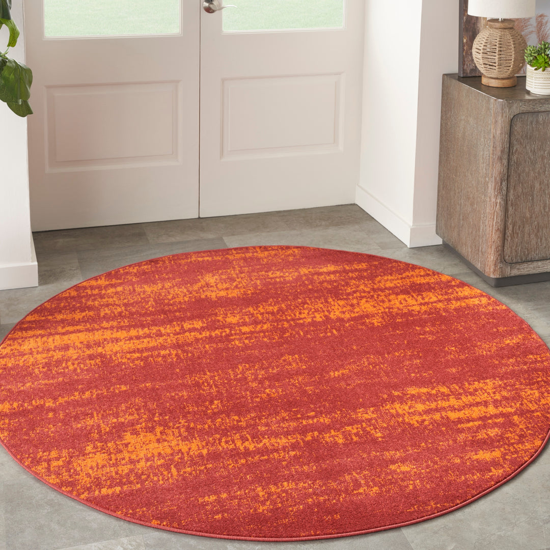 Essentials Solid Indoor/Outdoor Area Rug