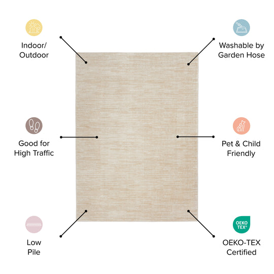 Essentials Solid Indoor/Outdoor Area Rug