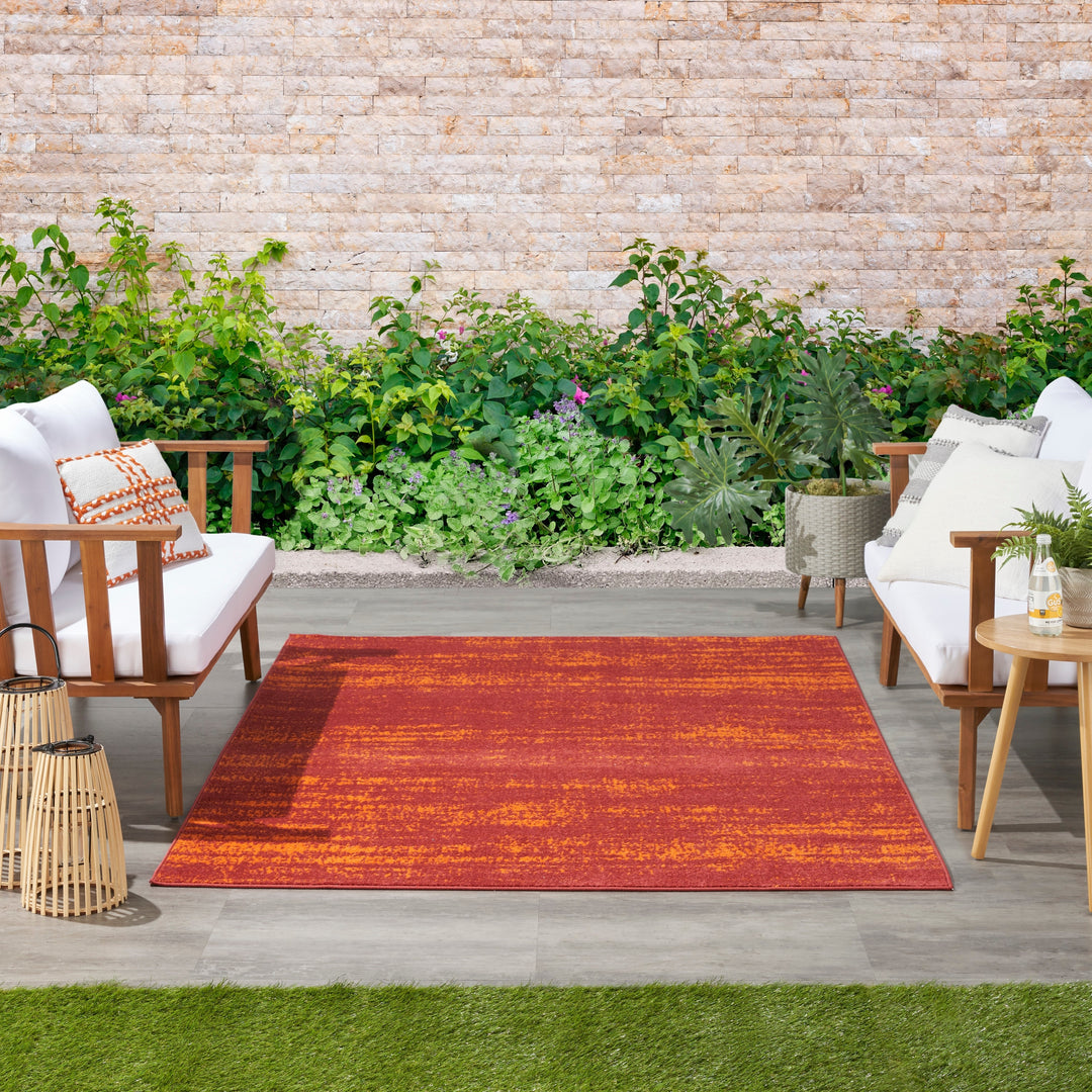 Essentials Solid Indoor/Outdoor Area Rug