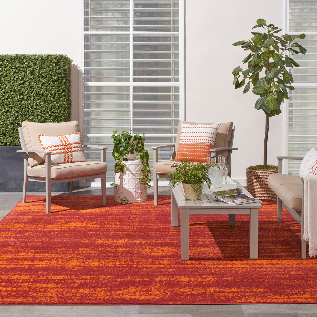 Essentials Solid Indoor/Outdoor Area Rug