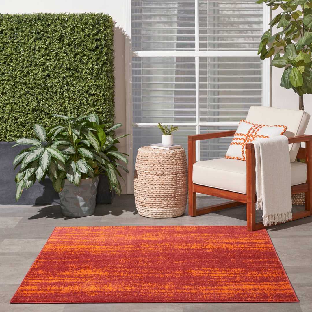 Essentials Solid Indoor/Outdoor Area Rug